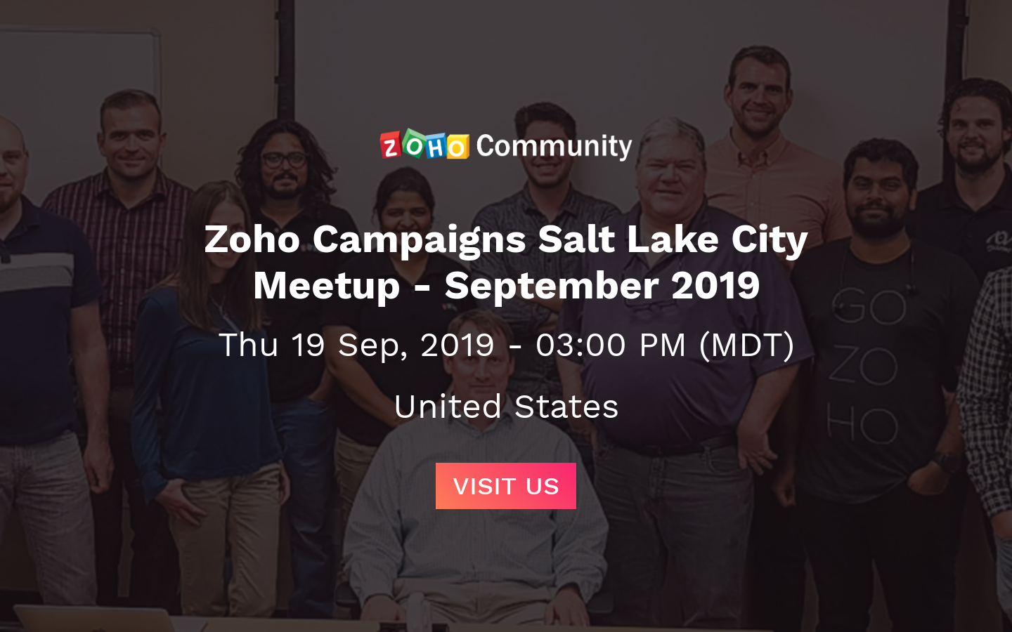 Zoho Campaigns Salt Lake City Meetup September 2019 Salt Lake City